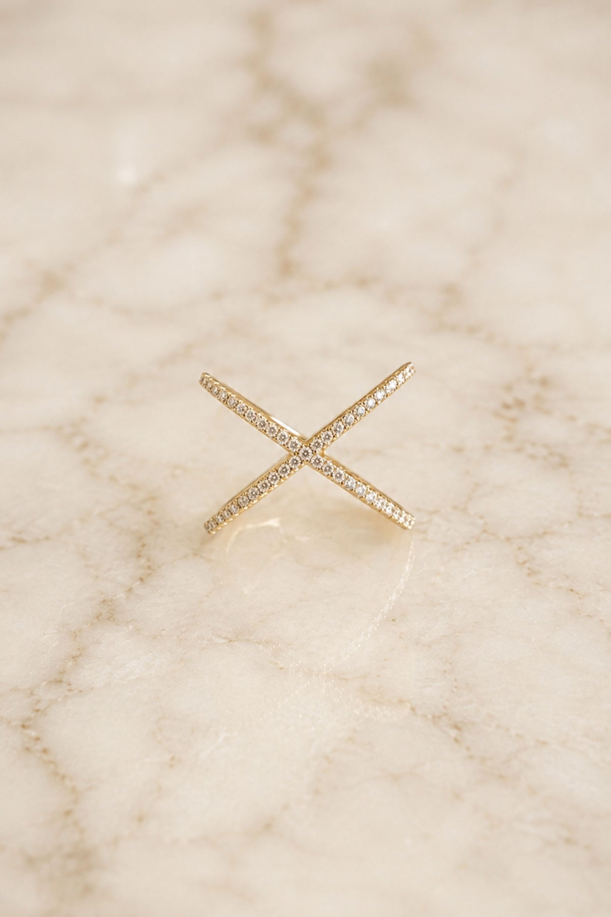 Anillo X con circones