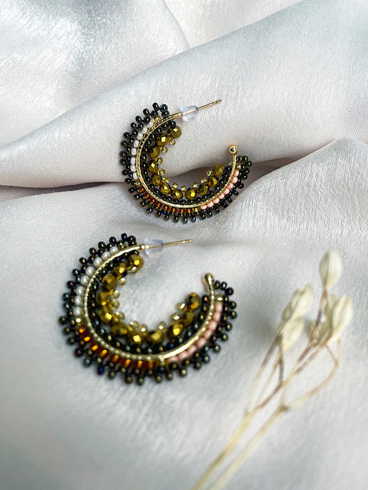 Argollas con muranos