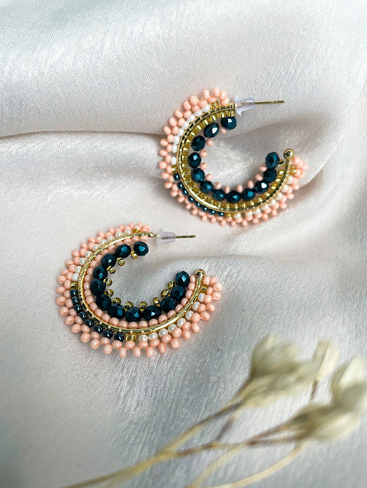 Argollas con muranos