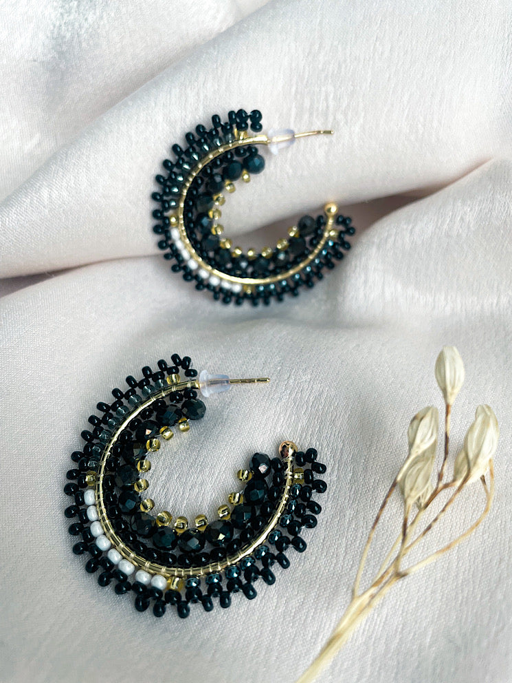 Argollas con muranos