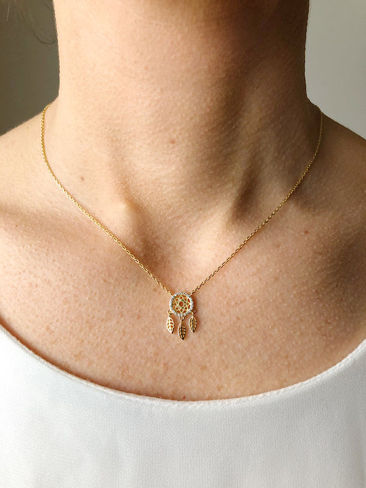 Cadena con dije atrapasueño