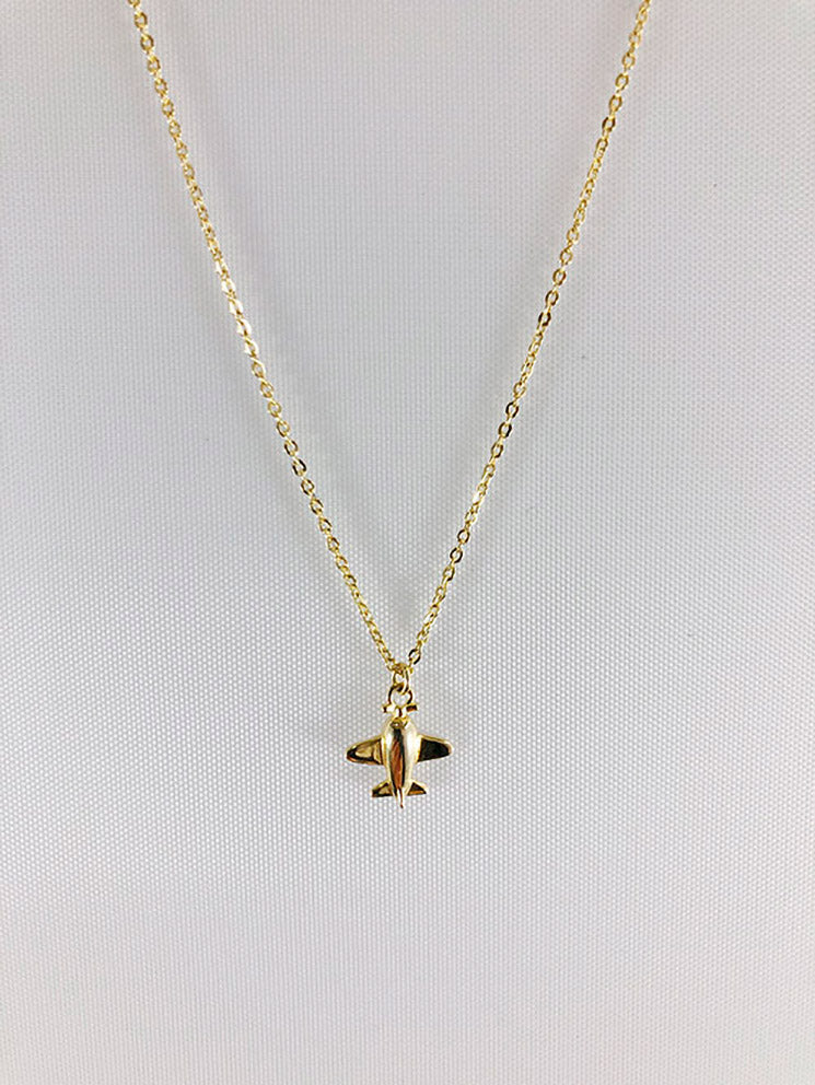 Cadena con dije avión