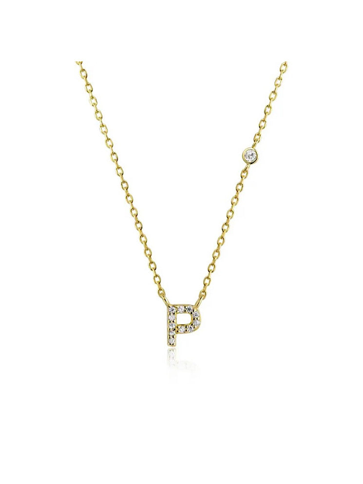 Cadena con dije letra