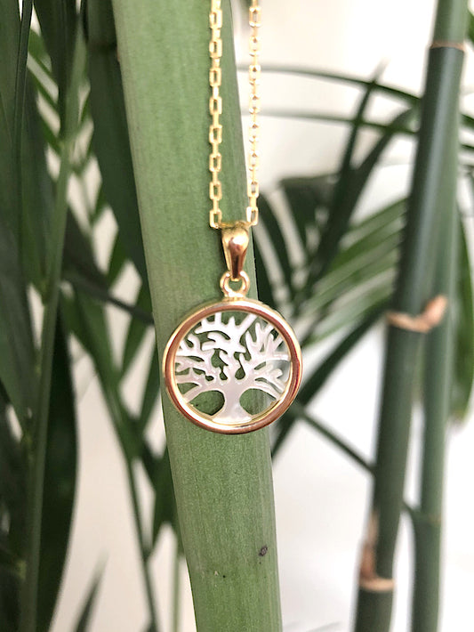 Dije circulo árbol de la vida