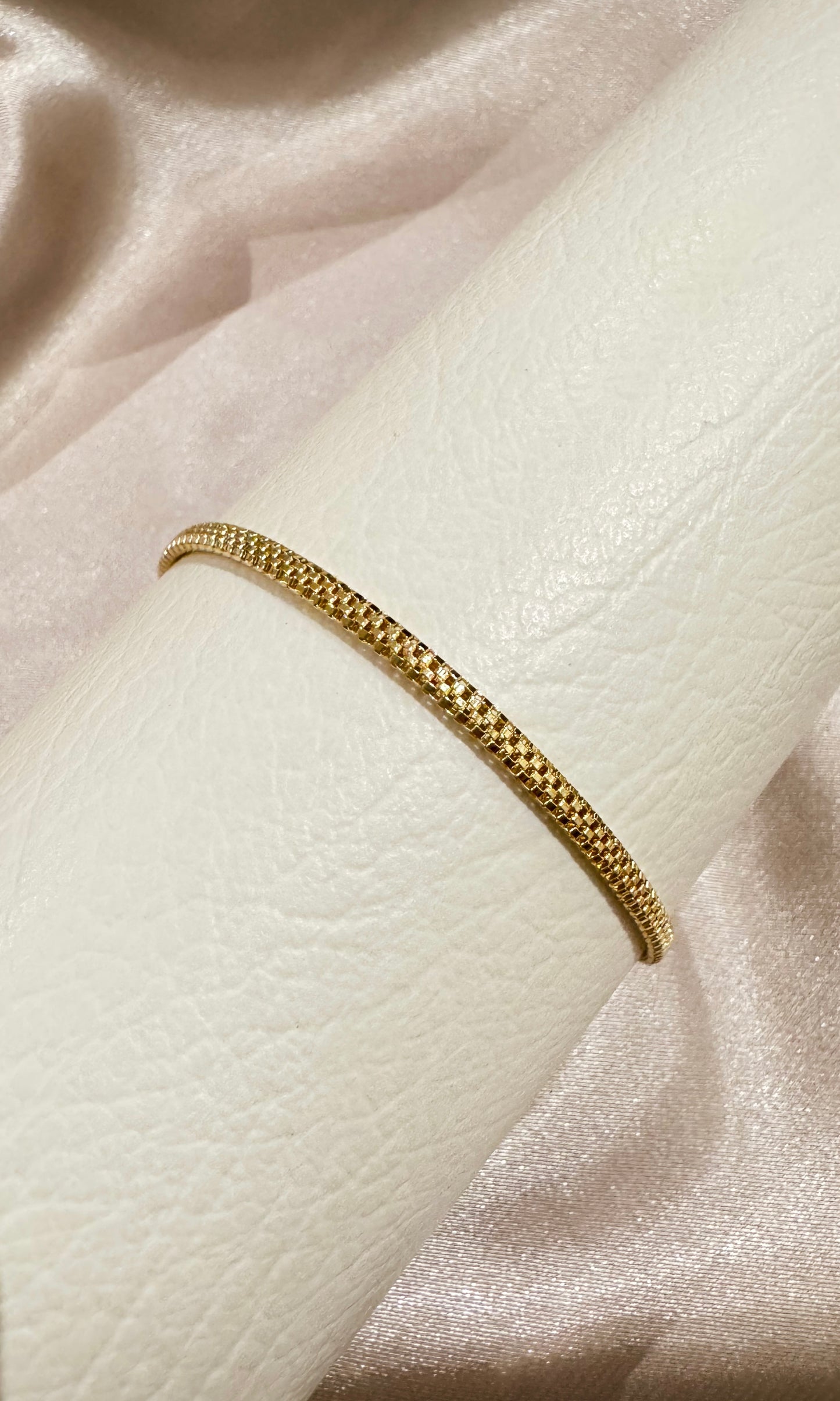 Pulsera serpiente plana