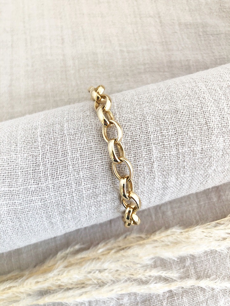 Pulsera eslabones ovalados
