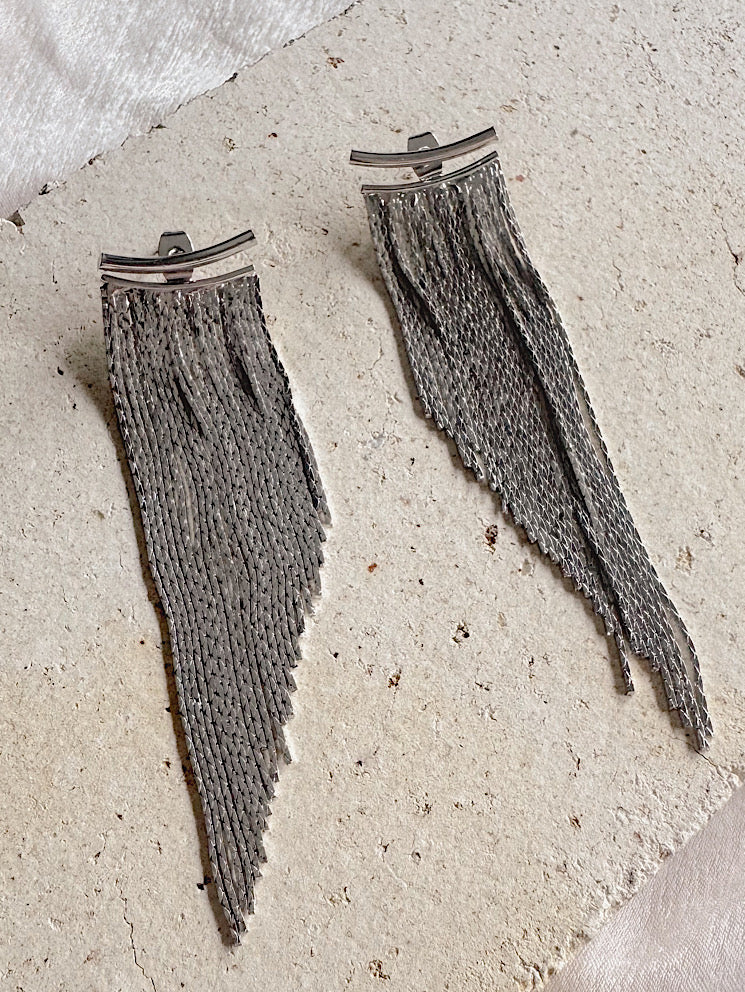 Aretes varias cadenas veneciana