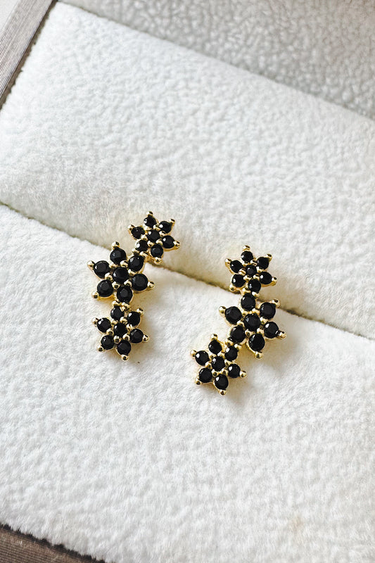 Aretes pegados trepadores 3 rosetas