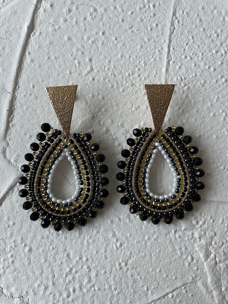 Aretes gota con muranos