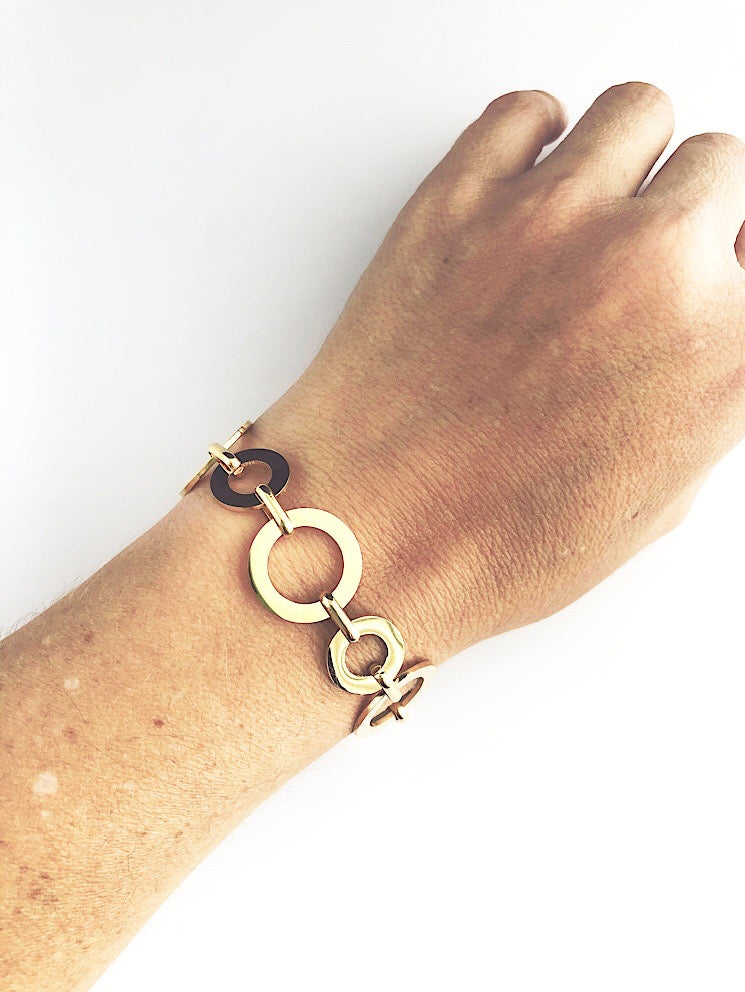 Pulsera argollas 2 tamaños
