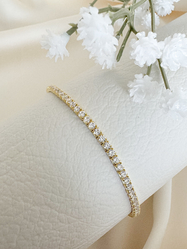 Pulsera tenis con circones 2mm