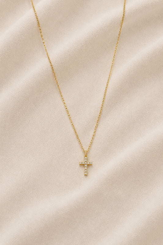 Cadena con dije cruz