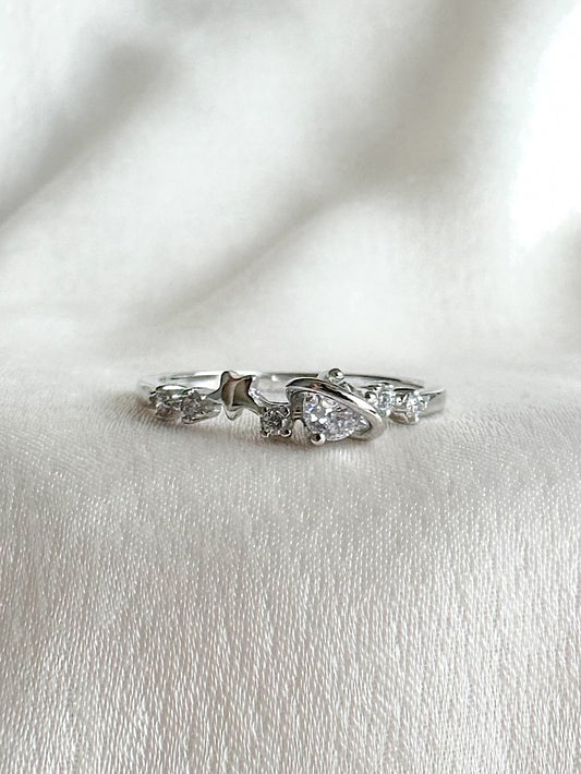 Anillo planeta con circones