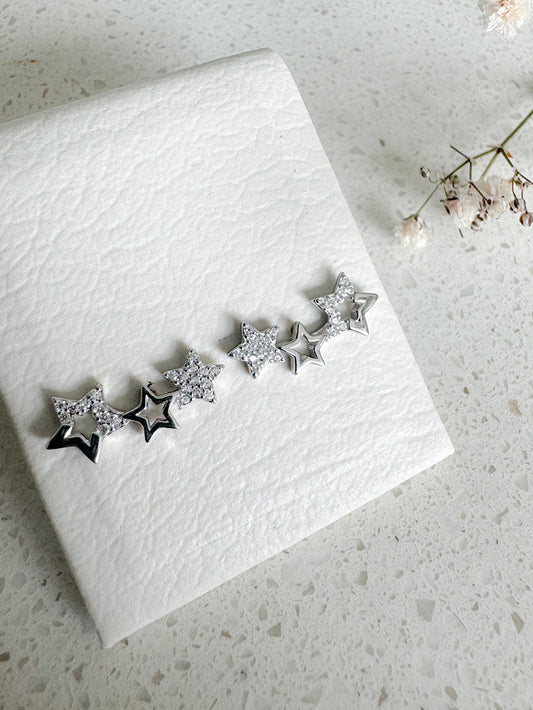 Aretes pegados trepadores 3 estrellas