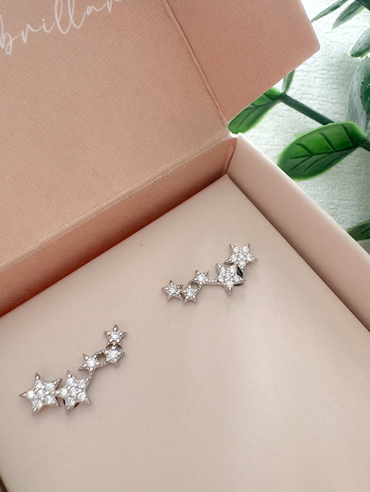 Aretes pegados trepadores 5 estrellas