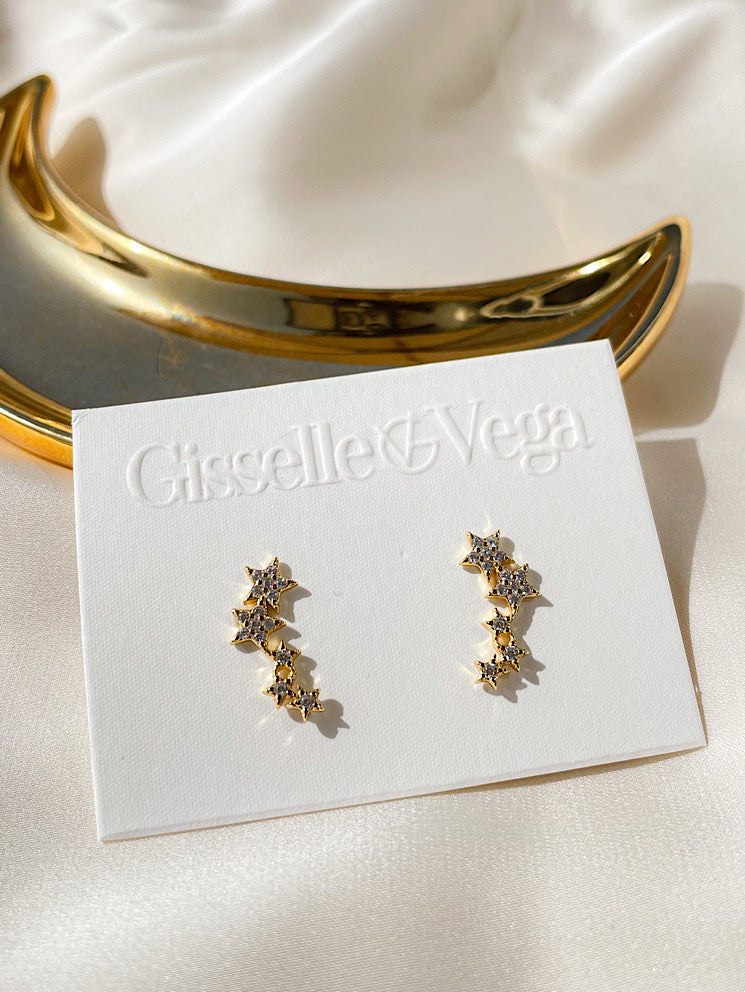 Aretes pegados trepadores 5 estrellas