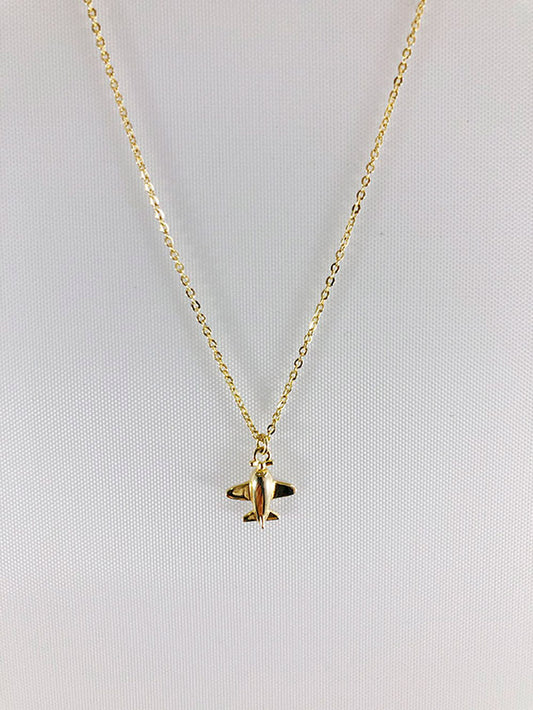Cadena con dije avión