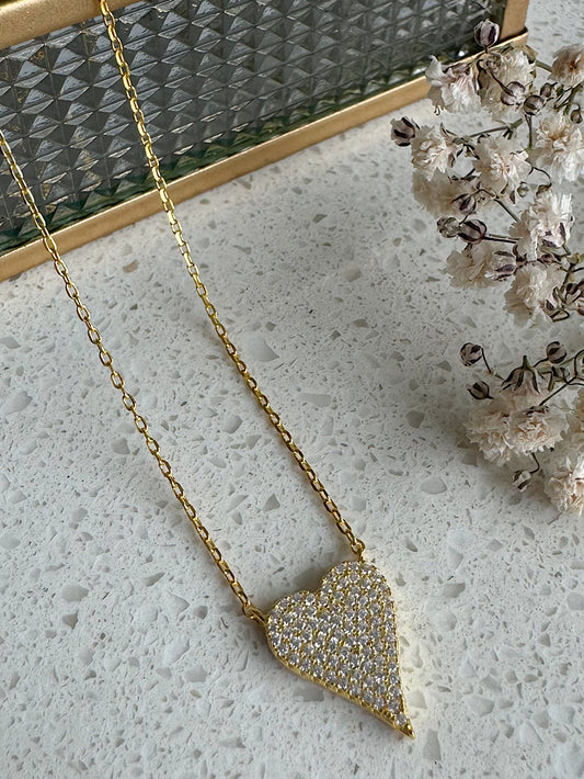 Cadena con dije corazón