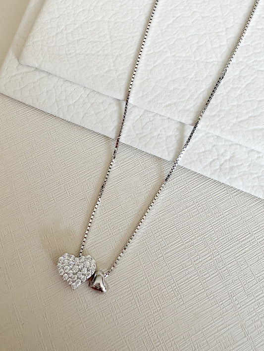 Cadena 2 corazones
