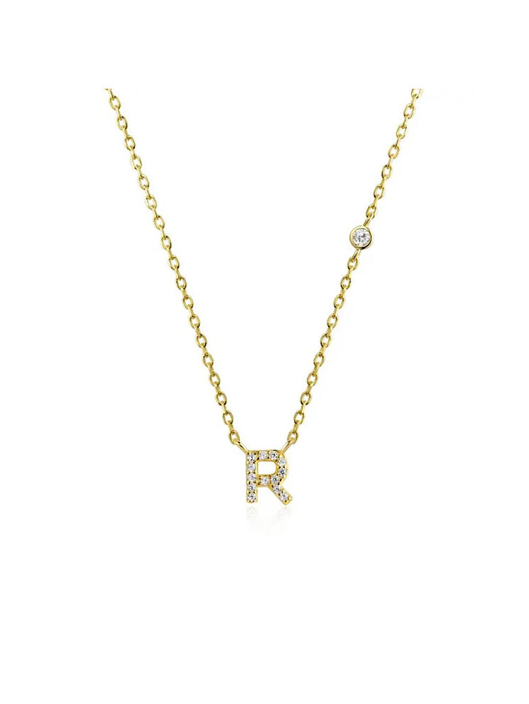 Cadena con dije letra