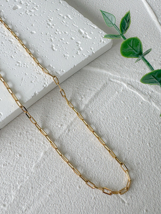 Cadena paper clip delgada