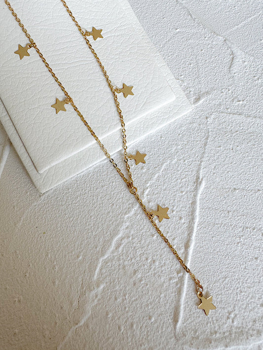 Collar estrellas con caída