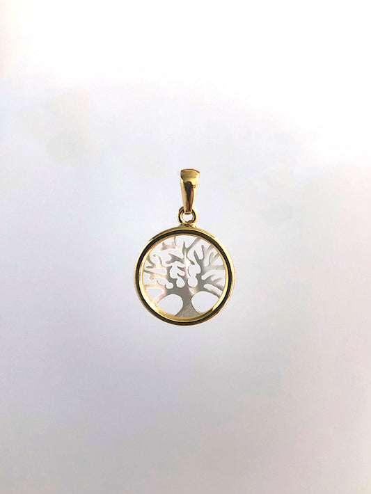 Dije circulo árbol de la vida