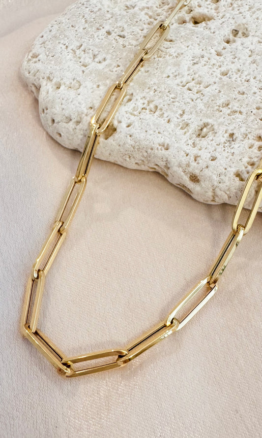 Cadena paper clip mediano