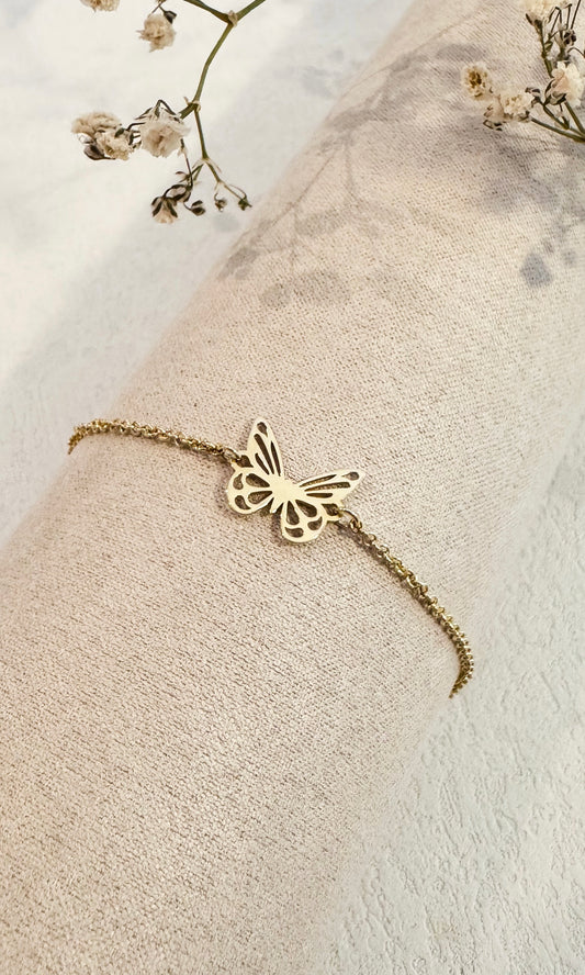 Pulsera mariposa calada