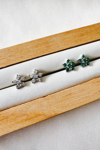 Aretes pegados roseta