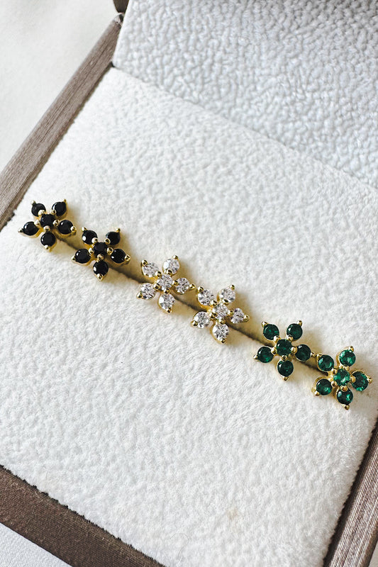 Aretes pegados roseta