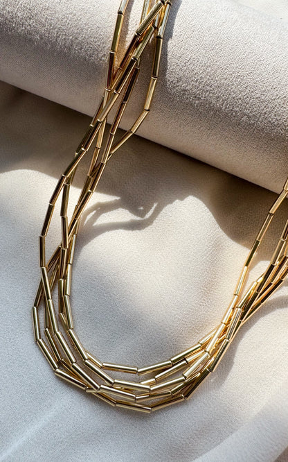 Collar o Pulsera tubitos lisos