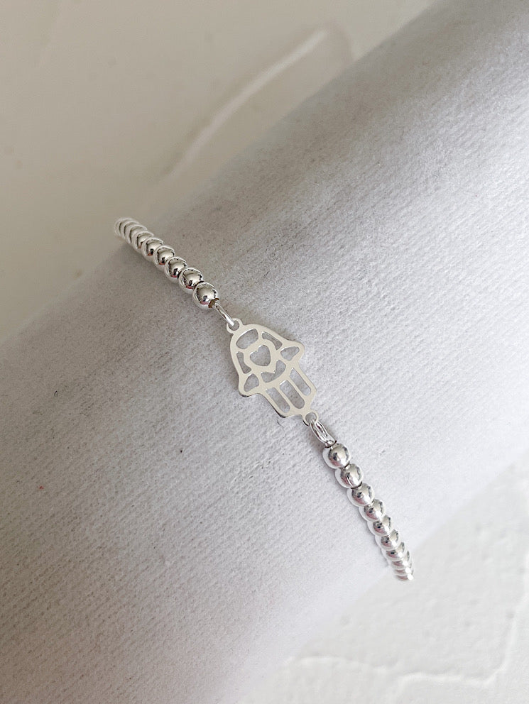 Pulsera regulable manito con bolitas