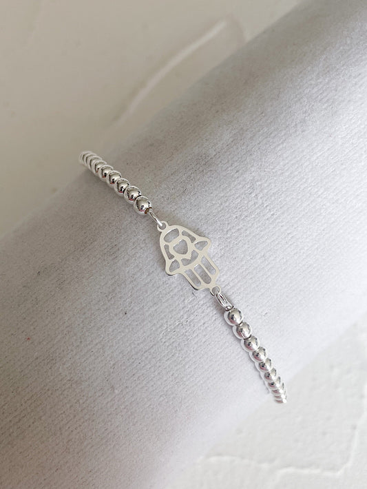 Pulsera regulable manito con bolitas