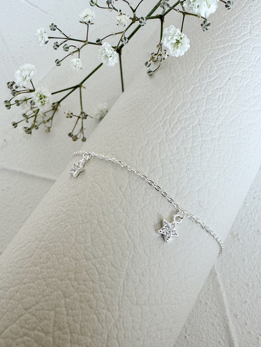 Pulsera cadena 4 estrellas