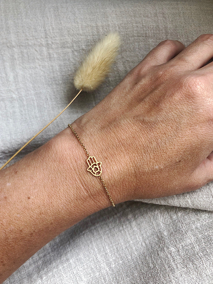 Pulsera cadena con manito