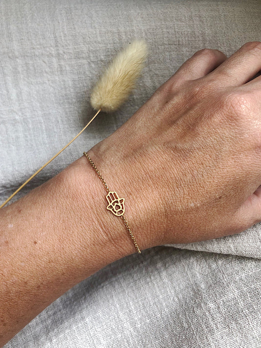Pulsera cadena con manito