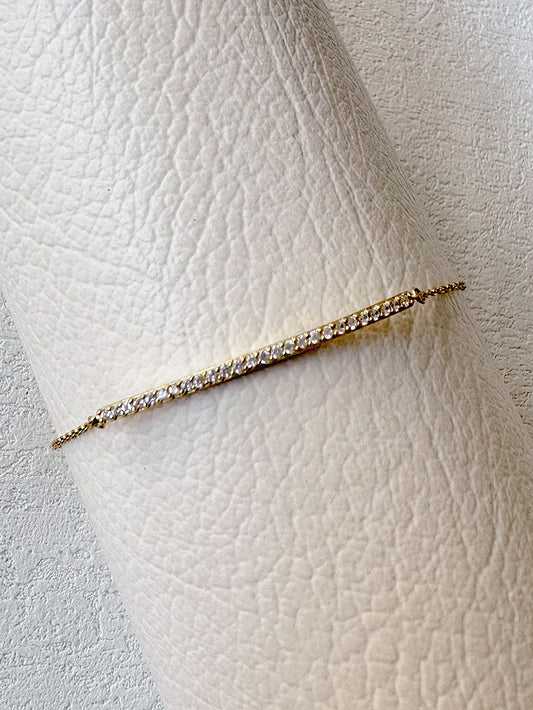 Pulsera cadena tenis con circones