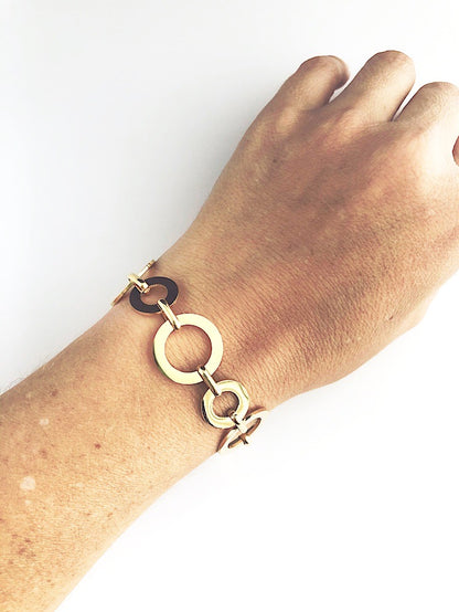 Pulsera argollas 2 tamaños