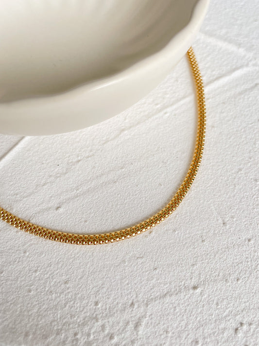 Pulsera serpiente plana